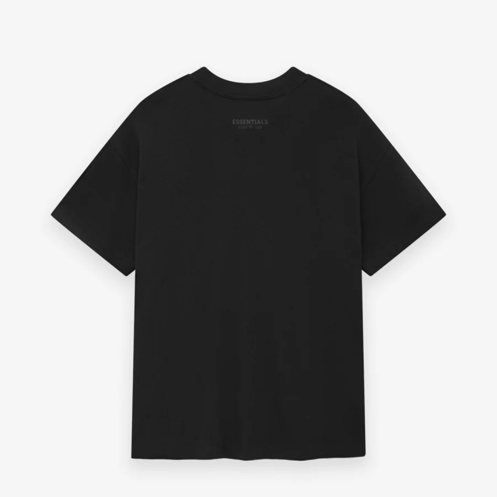 Essentials Black Short Sleeve Tee XS